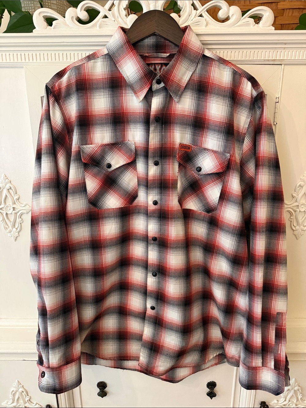 DIXXON Flannel Co The Eagle
Snap Front Plaid Flannel Shirt